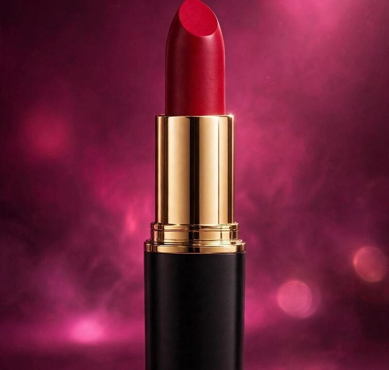 Luxe Matte Lipstick – Cherry Red